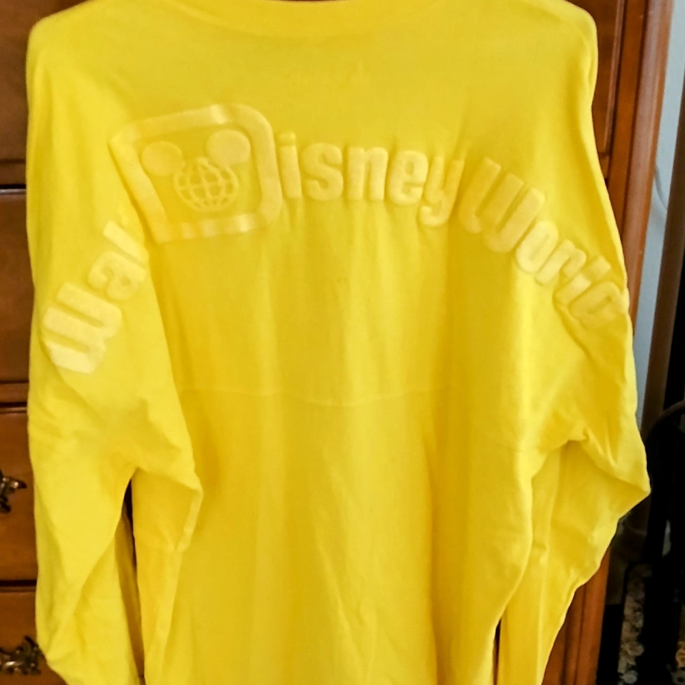 Walt Disney World Yellow Spirit Jersey with Embossed Logo
